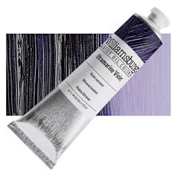 Williamsburg Handmade Oil Paint - Ultramarine Violet, 150 ml tube and swatch