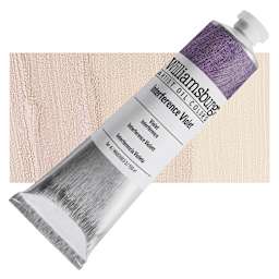 Williamsburg Handmade Oil Paint - Interference Violet, 150 ml tube and swatch