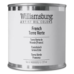 Williamsburg Handmade Oil Paint - French Terre Verte, 8 oz Can