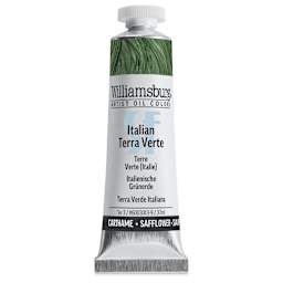 Williamsburg Handmade Safflower Oil Color - Italian Terra Verte, 37 ml tube