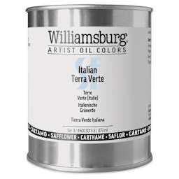 Williamsburg Handmade Safflower Oil Color - Italian Terra Verte, 16 oz can