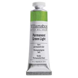 Williamsburg Handmade Oil Paint - Permanent Green Light, 37 ml tube