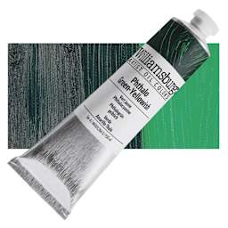 Williamsburg Handmade Oil Paint - Phthalo Green Yellowish, 150 ml tube and swatch
