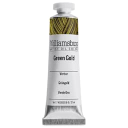 Williamsburg Handmade Oil Paints - Green Gold, 37 ml tube