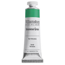 Williamsburg Handmade Oil Paints - Veronese Green, 37 ml tube