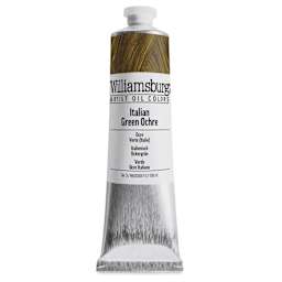 Williamsburg Handmade Oil Paint - Italian Green Ochre, 150 ml tube