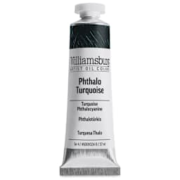 Williamsburg Handmade Oil Paint - Phthalo Turquoise, 37 ml tube
