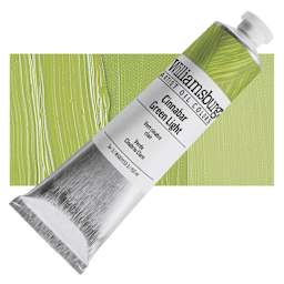 Williamsburg Handmade Oil Paint - Cinnabar Green Light, 150 ml tube and swatch