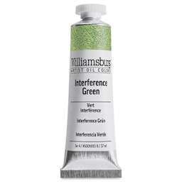 Williamsburg Handmade Oil Paint - Interference Green, 37 ml tube