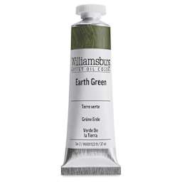 Williamsburg Handmade Oil Paint - Earth Green, 37 ml tube