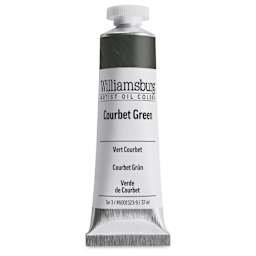 Williamsburg Handmade Oil Paint - Courbet Green, 37 ml tube