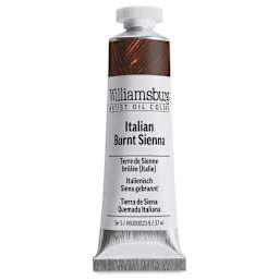 Williamsburg Handmade Oil Paint - Italian Burnt Sienna, 37 ml tube