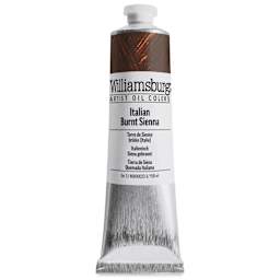 Williamsburg Handmade Oil Paint - Italian Burnt Sienna, 150 ml tube