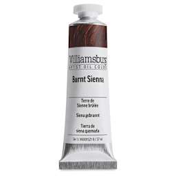 Williamsburg Handmade Oil Paint - Burnt Sienna, 37 ml tube