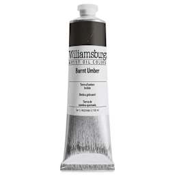 Williamsburg Handmade Oil Paint - Burnt Umber, 150 ml tube