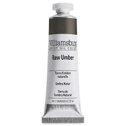 Williamsburg Handmade Oil Paint - Raw Umber, 37 ml tube