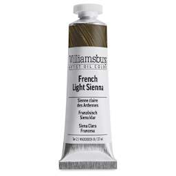 Williamsburg Handmade Oil Paint - French Light Sienna, 37 ml tube