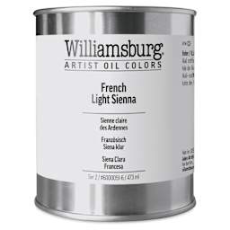 Williamsburg Handmade Oil Paint - French Light Sienna, 16 oz can