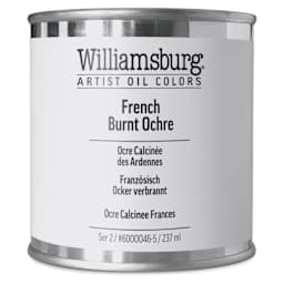 Williamsburg Handmade Oil Paint - French Burnt Ochre, 8 oz can
