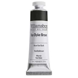Williamsburg Handmade Oil Paint - Van Dyke Brown, 37 ml tube