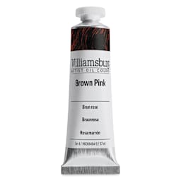 Williamsburg Handmade Oil Paint - Brown Pink, 37 ml tube