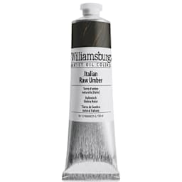Williamsburg Handmade Oil Paint - Italian Raw Umber, 150 ml tube