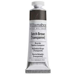 Williamsburg Handmade Oil Paint - Dutch Brown (Transparent), 37 ml tube