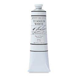 M. Graham Artists' Oil Color - Titanium White, 148 ml tube