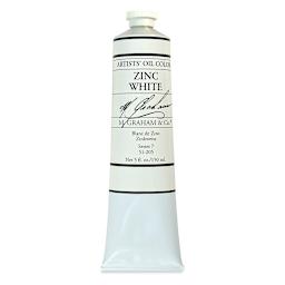 M. Graham Artists' Oil Color - Zinc White, 148 ml tube