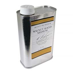 M. Graham Walnut Alkyd Medium - Walnut Alkyd Medium, 32 oz bottle
