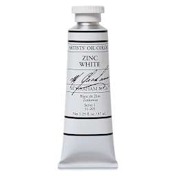M. Graham Artists' Oil Color - Zinc White, 37 ml tube