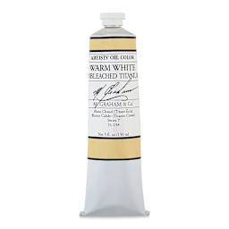 M. Graham Artists' Oil Color - Warm White (Unbleached Titanium), 150 ml Tube