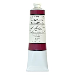 M. Graham Artists' Oil Color - Alizarin Crimson, 148 ml tube