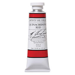 M. Graham Artists' Oil Color - Quinacridone Red, 37 ml tube