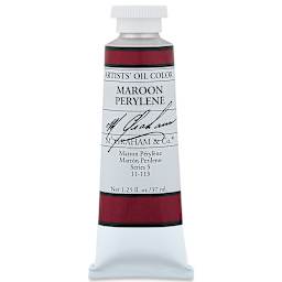 M. Graham Artists' Oil Color - Maroon Perylene, 37 ml tube