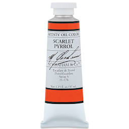 M. Graham Artists' Oil Color - Scarlet Pyrrol, 37 ml tube