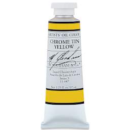 M. Graham Artists' Oil Color - Chrome Tin Yellow, 37 ml tube