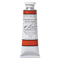 M. Graham Artists' Oil Color - Transparent Orange Oxide, 37 ml tube