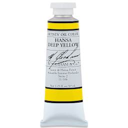 M. Graham Artists' Oil Color - Hansa Yellow Deep, 37 ml tube