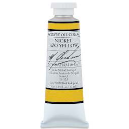 M. Graham Artists' Oil Color - Nickel Azo Yellow, 37 ml tube