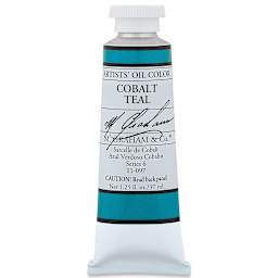 M. Graham Artists' Oil Color - Cobalt Teal, 37 ml tube