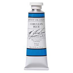 M. Graham Artists' Oil Color - Cerulean Blue, 37 ml tube