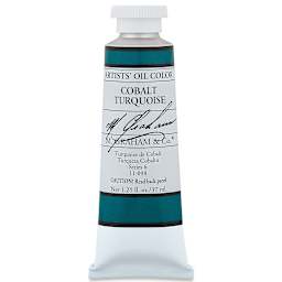 M. Graham Artists' Oil Color - Cobalt Turquoise, 37 ml tube