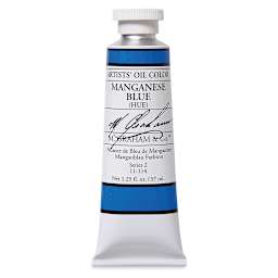 M. Graham Artists' Oil Color - Manganese Blue Hue, 37 ml tube