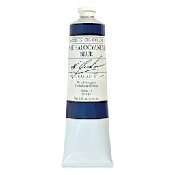 M. Graham Artists' Oil Color - Phthalocyanine Blue, 148 ml tube