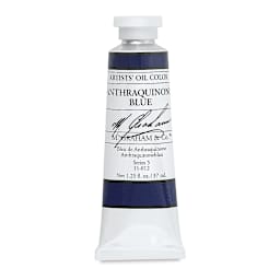 M. Graham Artists' Oil Color - Anthraquinone Blue, 37 ml tube