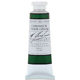 M. Graham Artists' Oil Color - Chromium Oxide Green, 37 ml tube