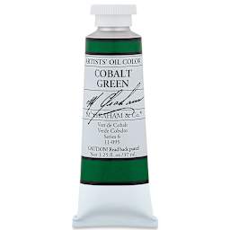 M. Graham Artists' Oil Color - Cobalt Green, 37 ml tube