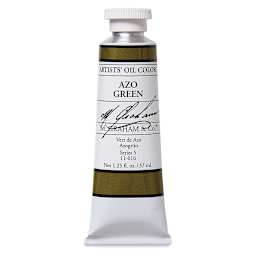 M. Graham Artists' Oil Color - Azo Green, 37 ml tube