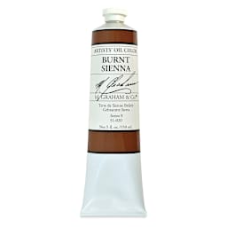 M. Graham Artists' Oil Color - Burnt Sienna, 148 ml tube